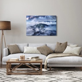 Egy erdő képe a ködben (90x60 cm)