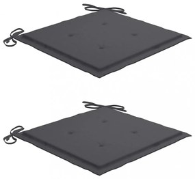 tömör akácfa kerti székek teázóasztallal és párnákkal