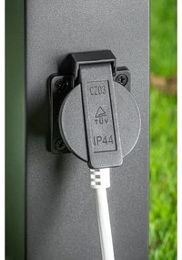 Lámpa Kerti lámpatest KEMI-P 50, E27, MAX.15W, IP44, AC220-240V, 50-60Hz, max. 2500W, pole, grafit