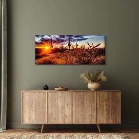Kép - Arany sivatagi óra (120x50 cm)