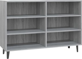 vidaXL szürke sonoma színű szerelt fa tálalószekrény 103,5x35x70 cm