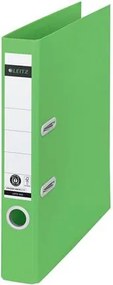 Iratrendező, 50 mm, A4, karton, újrahasznosított, LEITZ 180 Recycle, zöld (E10190055)