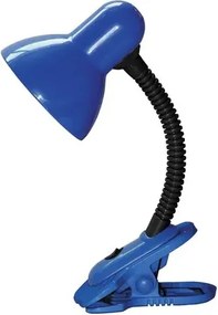 íróasztali lámpa e27 40w kék dennis