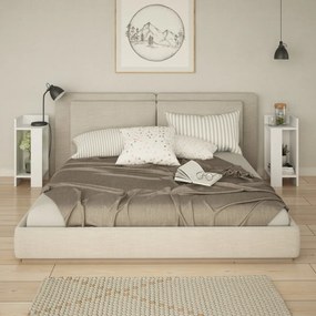 Éjjeliszekrény Elos White, 2 db