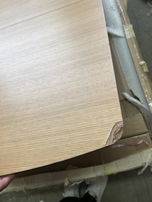 AKCIÓ VITRO II étkezőasztal tölgy dekor asztallappal 120(160)x80, kihúzható II. osztály