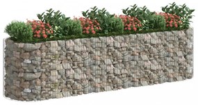 horganyzott vas gabion magaságyás 400x100x100 cm