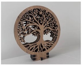 Li-Go 23648/DUB2 - Dimmelhető LED asztali dekoráció LED/12W/230V 30x31 cm tölgy