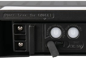 Napelemes LED fali kültéri lámpa (magasság 6 cm) Bilbao – Trio