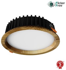 APLED APLED - LED Lámpa RONDO WOODLINE LED/6W/230V 3000K átm. 15 cm kőris tömör fa AP0190