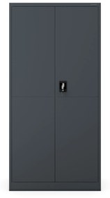 Fém iratszekrény JAN, 900 x 1850 x 400 mm, Smart: antracit