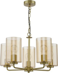Dar Lighting modern csillár daylin borostyán arany darday0535