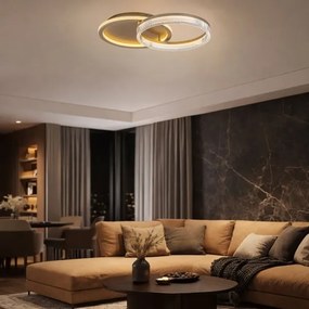 Rabalux 71472 - RIVONA LED fényerőszabályozható mennyezeti lámpa LED/22W/230V 3000–6500K 53,5×35 cm + távirányító