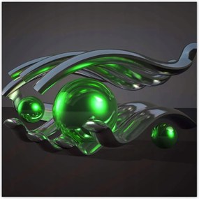 Poszterek 100x100 Lime gömb az ujjakban