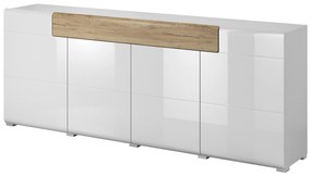 Zondo Komód Tamie Tamie Typ 25 (fényes fehér + sanremo tölgy). 1030181