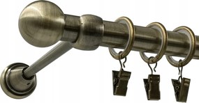 Függönykarnis Arany Golyó Antik fi19mm 140cm