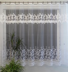 Mg Függöny 45210 Fehér 250x160cm Bt szegélyezett lengyel M