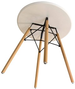 AKCIÓ Fehér étkezőasztal OSLO 90x90 II. osztály