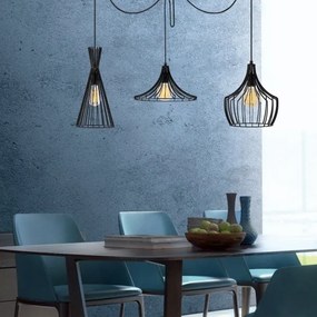 Csillár zsinóron MEZOPOTAMYA 3xE27/40W/230V pók