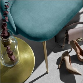 Alumínium kerek tárolóasztal ø 39 cm Rhet – Kave Home