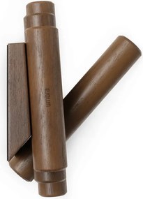 Sötétbarna borovi fenyő fali fogas 61 cm Picket – Umbra