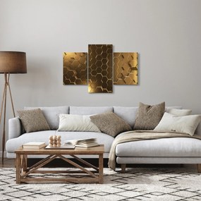 Kép - arany hatszög (90x60 cm)