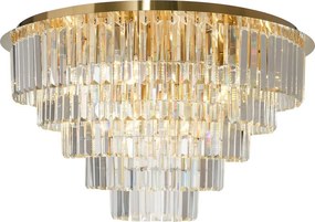 MILAGRO ML1025 MILANO Kristály Mennyezeti Lámpa Arany E14 IP20