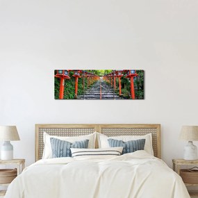 Kép - Kifune szentély (órával) (90x30 cm)