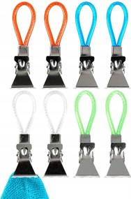 8x Akasztók Csipeszek békák törölközőtartók fürdőszoba konyhai törlőkendők