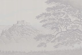 Fotótapéta Flizelin Dekoratív Iroda Kastély tájkép 104x70 Ragasztó