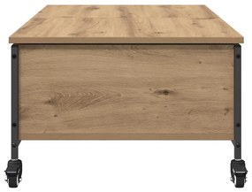 vidaXL Dohányzóasztal Artisan tölgy 91 x 55 x 32 cm Faanyag