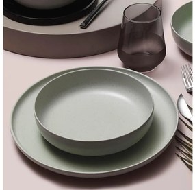 18 részes étkészlet zöld/porcelán