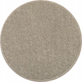 Kerek Szőnyeg Bézs Melange Shaggy Krém Filc Hálószobába Sphinx átm. 100 cm