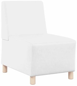 fehér műbőr fotel 55 cm