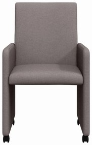 Kerekes Étkező Székek 2 pcs Tópszínű 57 x 66 x 94 cm szövet