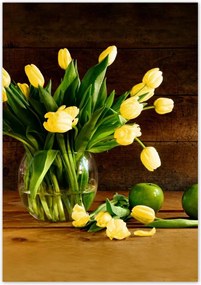 Poszterek 70x100 Sárga tulipánok