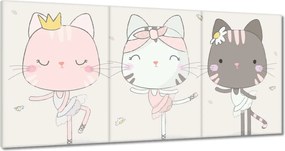 Vászonkép 60x30 Cica