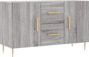 vidaXL szürke sonoma színű szerelt fa tálalószekrény 100 x 36 x 60 cm