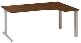ProOffice C ergonomikus asztal 180 x 120 cm, jobb, dió