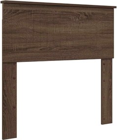 vidaXL Fejtámla Barna Tölgy 90 cm Faanyag