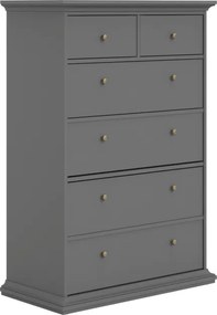 Komód, szürke, PARIS 76718