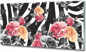 Fotó üvegkép Trópusi levelek 100x70