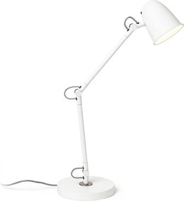 RENDL DANNY stolní bílá matný nikl 230V LED E14 5W