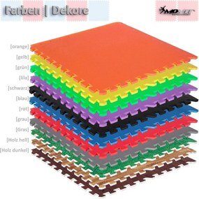 MOVIT Puzzke tatami szőnyeg 3 m² szürke