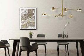 King Home MOOSEE PIAZETTA MSE010100124 Függőlámpa 6x6W/LED 3000K 2900LM IP20