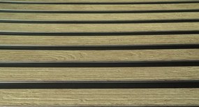 3D PVC falpanel "Rail Oak" vasúti tölgy