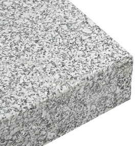 Gurulós napernyő alap Ø38/48mm-es oszlopokhoz Szürke Gránit 25 kg Téglalap