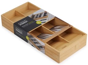 Natúr színű bambusz evőeszköztartó fiókba 17,5 x 38 cm DrawerStore – Joseph Joseph