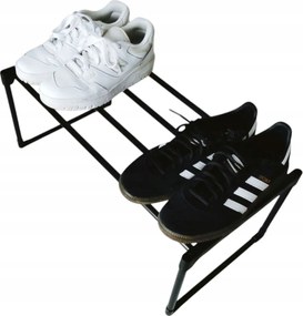 Polcos Szekrény Polcos Állvány Könnyű Stílusos Cipő Fekete