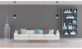 Csillár zsinóron FERGIE 1xE27/15W/230V fekete