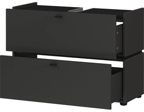 Antracitszürke mosdó alatti szekrény 80x59 cm Modesto – Germania